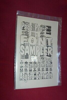 Page Pro Font Sampler