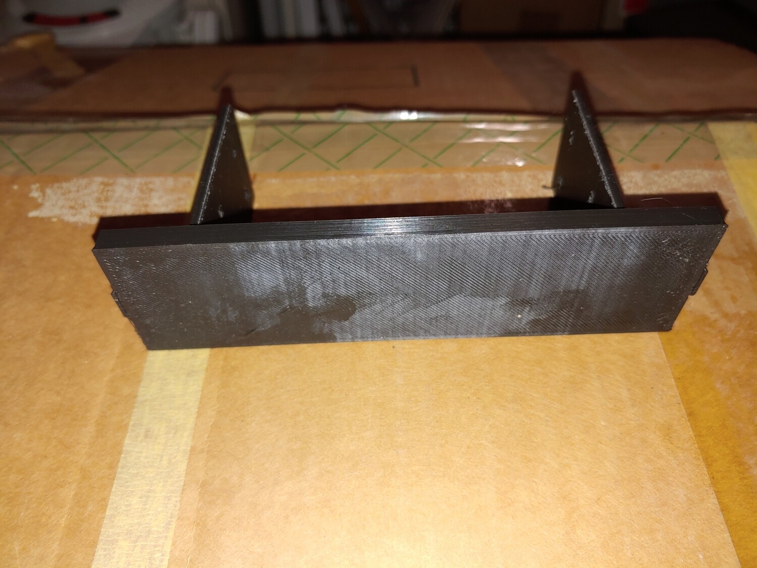 3D Printed 5.25&quot; drive bay blank face plate with 3.5&quot; mounting brackets