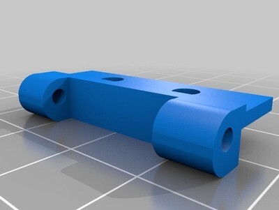 3d printed Tandon TM-100-x 5.25" floppy door hinge