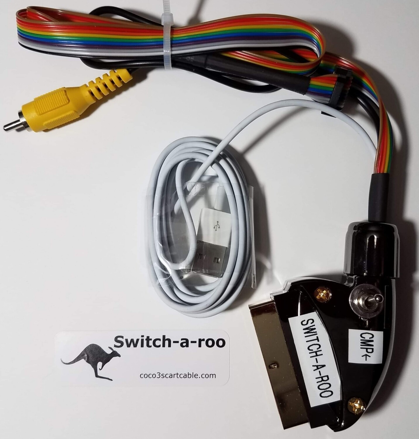 Switch-er-roo SCART video cable for CoCo 3