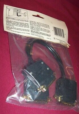 Texas Instruments TI-99/4a RS232 splitter cable (rs232/1 - rs232/2)