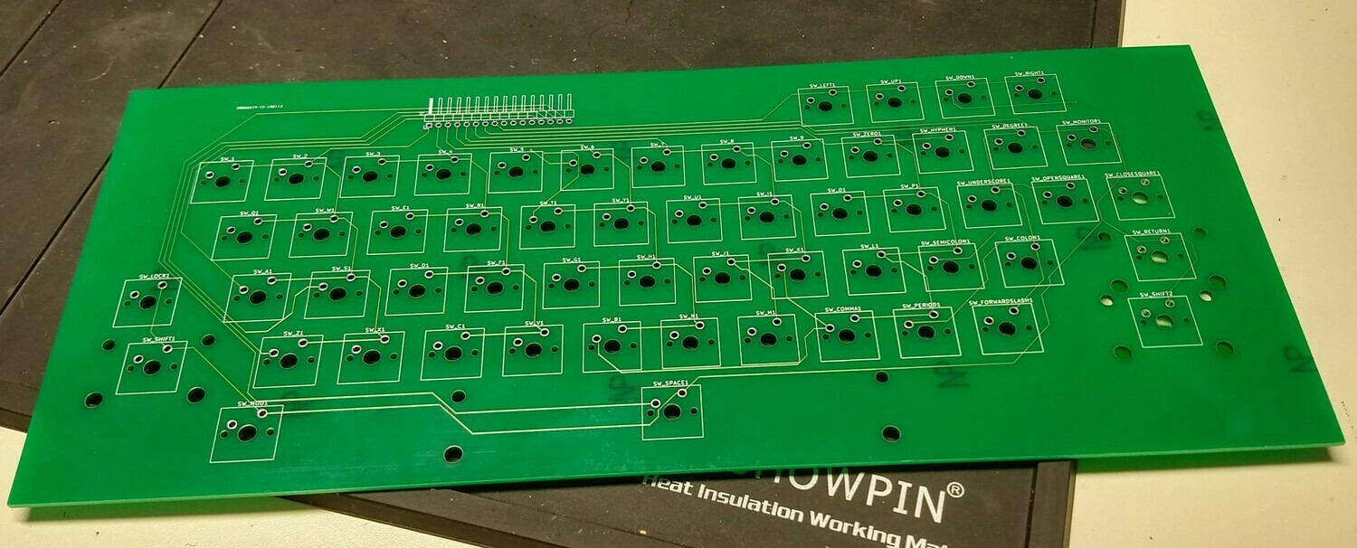 Tomy Tutor keyboard replacement PCB