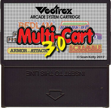 Sean Kelley&#39;s Vectrex multicart (cartridge only)