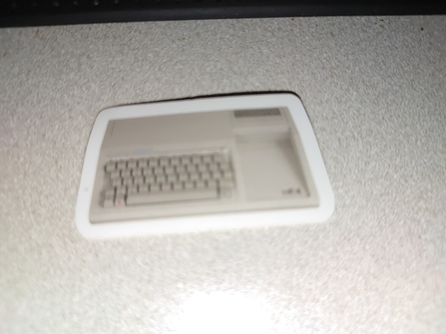 Beige console sticker