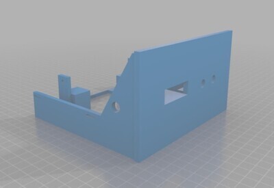 3d printed 5.25&quot; full height FreHD drive mount