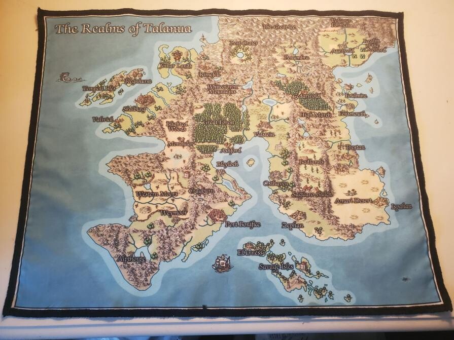 Realms of Antiquity Deluxe Cloth Map