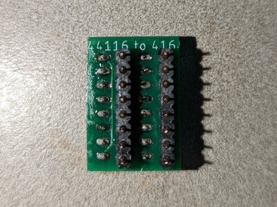 4164 adapter pcb for 4116 ram (8 pieces)