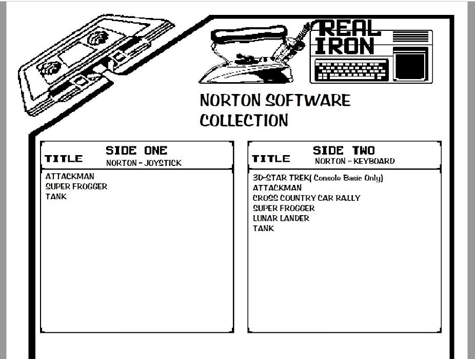 Real Iron - NORTON COLLECTION cassette