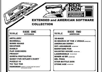 Real Iron - EXTENDED and AMERICAN COLLECTION cassette