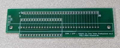 Retro chip tester adapter simm/sipp