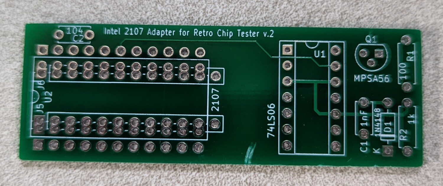 Retro chip tester adapter Intel 2107