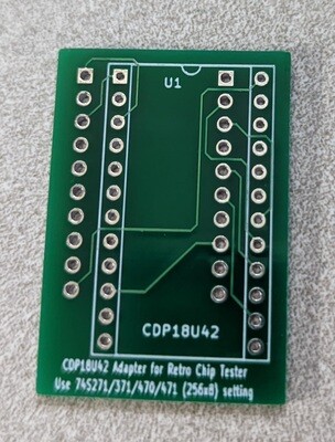 Retro chip tester adapter cdp18u42