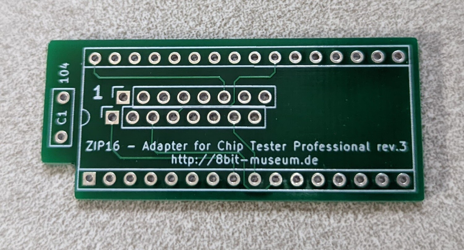 Retro chip tester adapter zip16