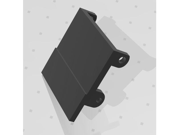 3d printed Tandon TM-100-x 5.25&quot; floppy door replacement