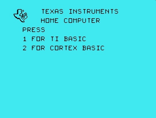 Cortex Basic for the Ti-99/4a