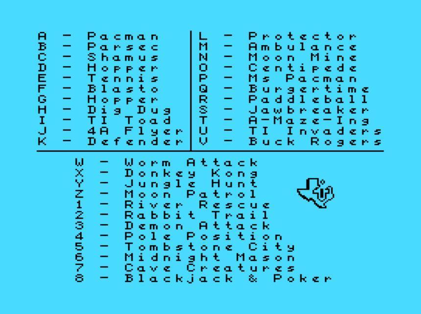 512K Game multi-cart #1 -  Solid State Cartridge