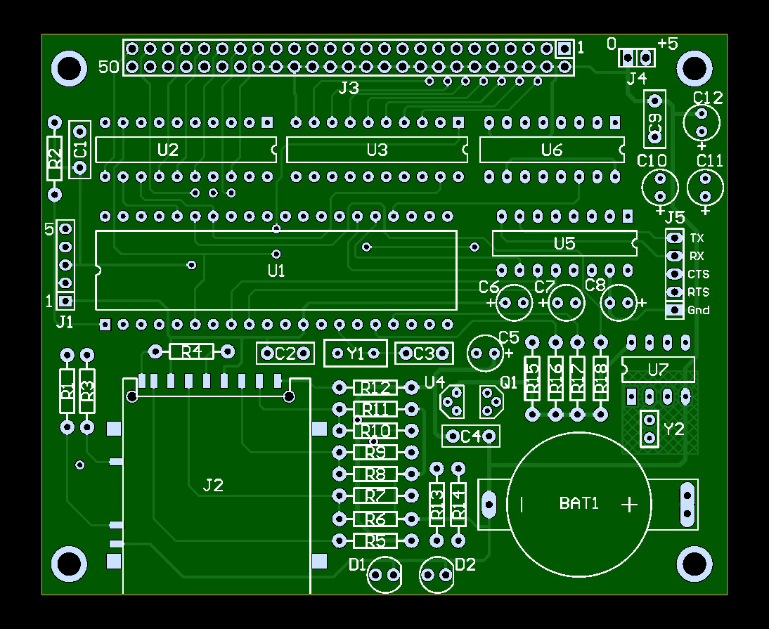 FreHD PCB (no parts you assemble)