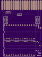 Pcjr cart PC bare pcboard