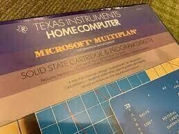 Multiplan binder manual only no cart or accessories