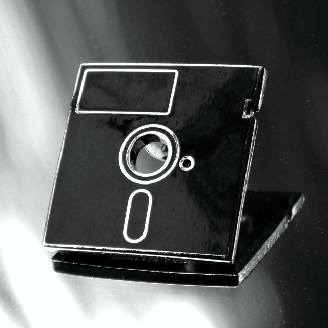 Floppy disk Lapel Pin