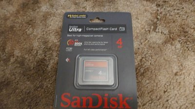 Sandisk 4gb CompactFlash card for NanoPEB/CF7