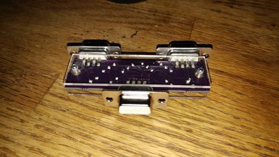 TI-99/4a to Atari Joystick adapter acrylic case add on