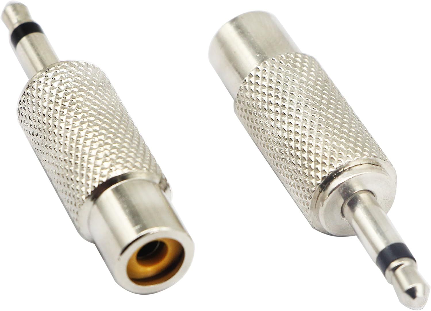 RCA to 3.5MM Audio TS Adapter 3.5mm 1/8&quot; Mono Plug Male to RCA Female Jack Adaptor Connector