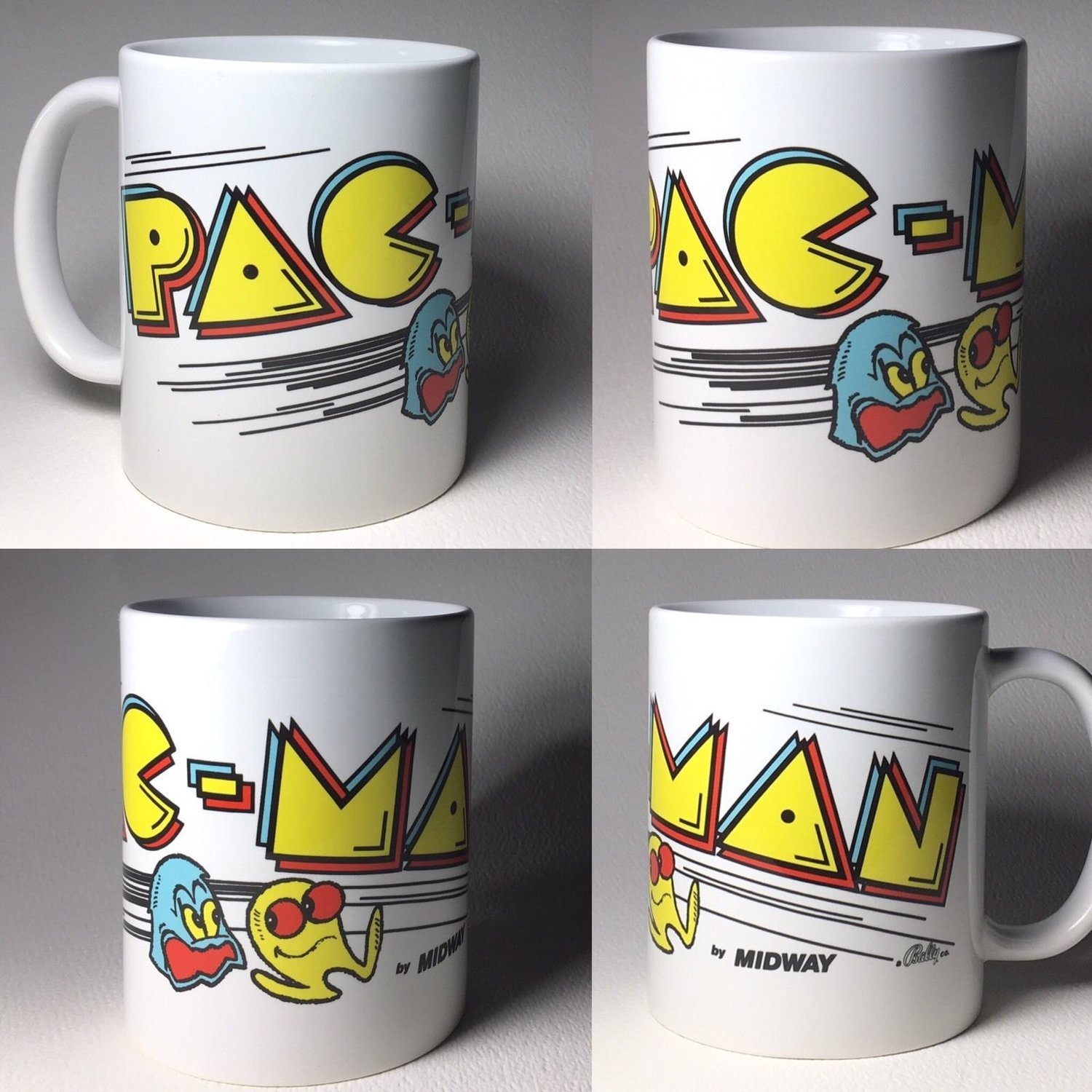 Pac-man Arcade Ceramic Coffee Cup Mug 11oz Midway