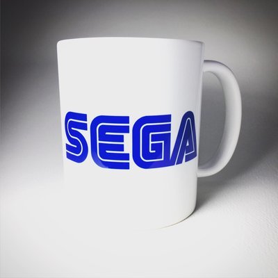 Sega Logo Ceramic Coffee Cup Mug 11oz SEGA