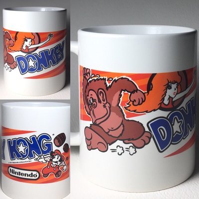 Donkey Kong Arcade Ceramic Coffee Cup Mug 11oz Nintendo