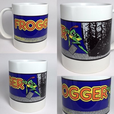 Frogger Arcade Ceramic Coffee Cup Mug 11oz SEGA