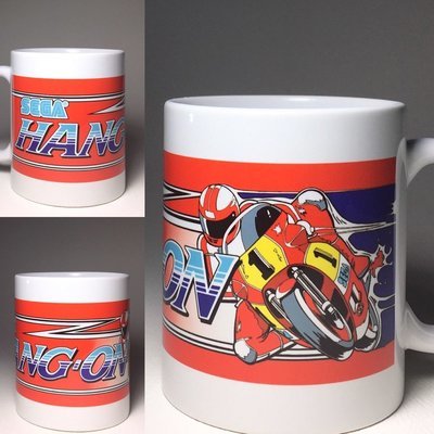 Hang-on Arcade Ceramic Coffee Cup Mug 11oz SEGA