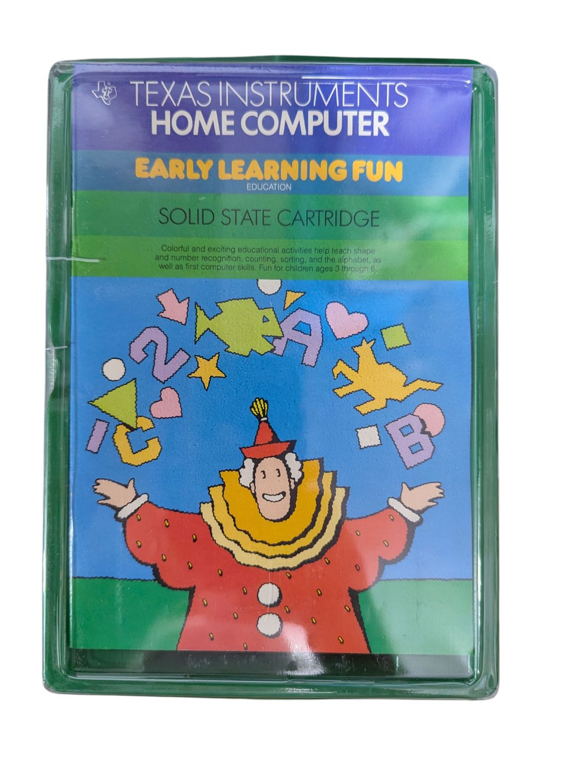 Early learning fun NOS beige cart case