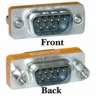 DB9 M-M null modem adapter