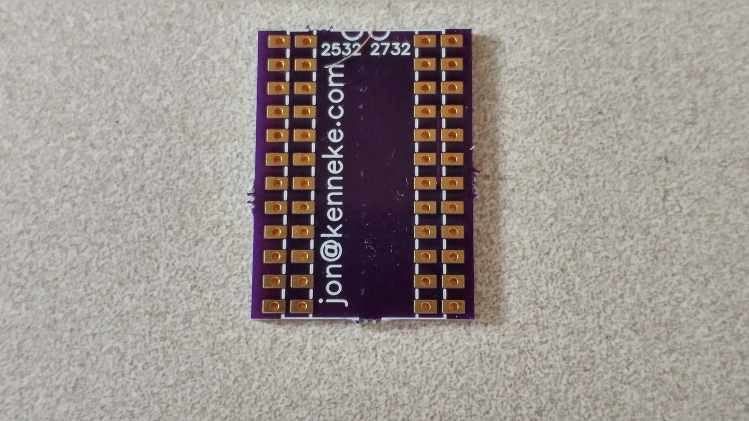 2532 to 2732 adapter board