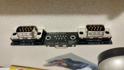 Tex Elec low profile TI-99/4a to Atari joystick adapter