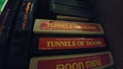 Tunnels of doom beige cart red label