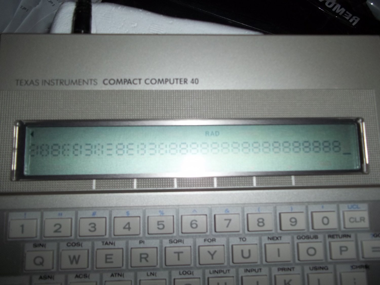 CC-40 complete in box - minor screen issues