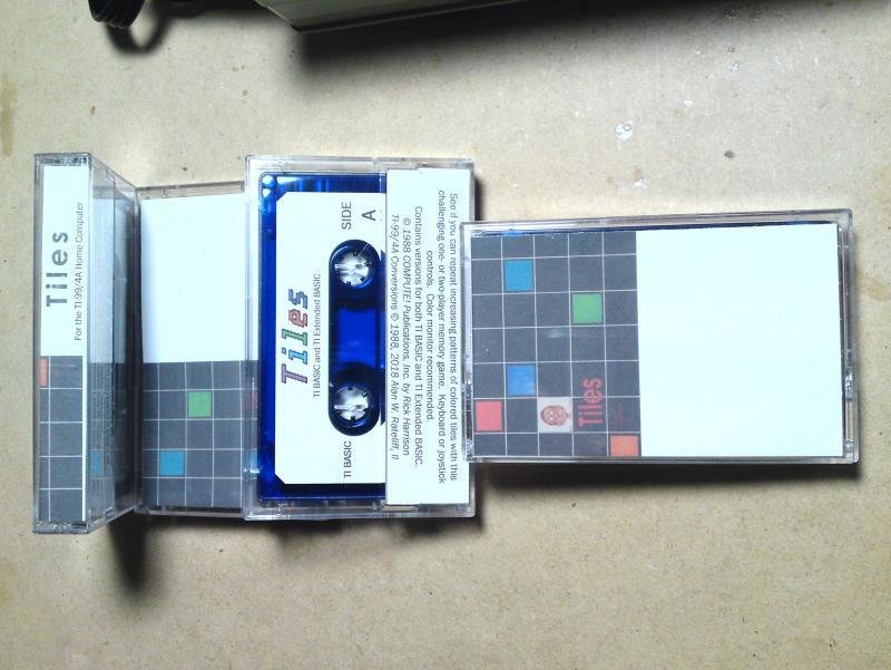 TILES game on cassette