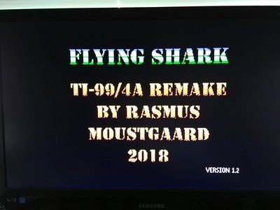 Flying Shark Solid State cartridge