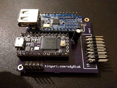 JEDIMatt USB Keyboard interface ASSEMBLED
