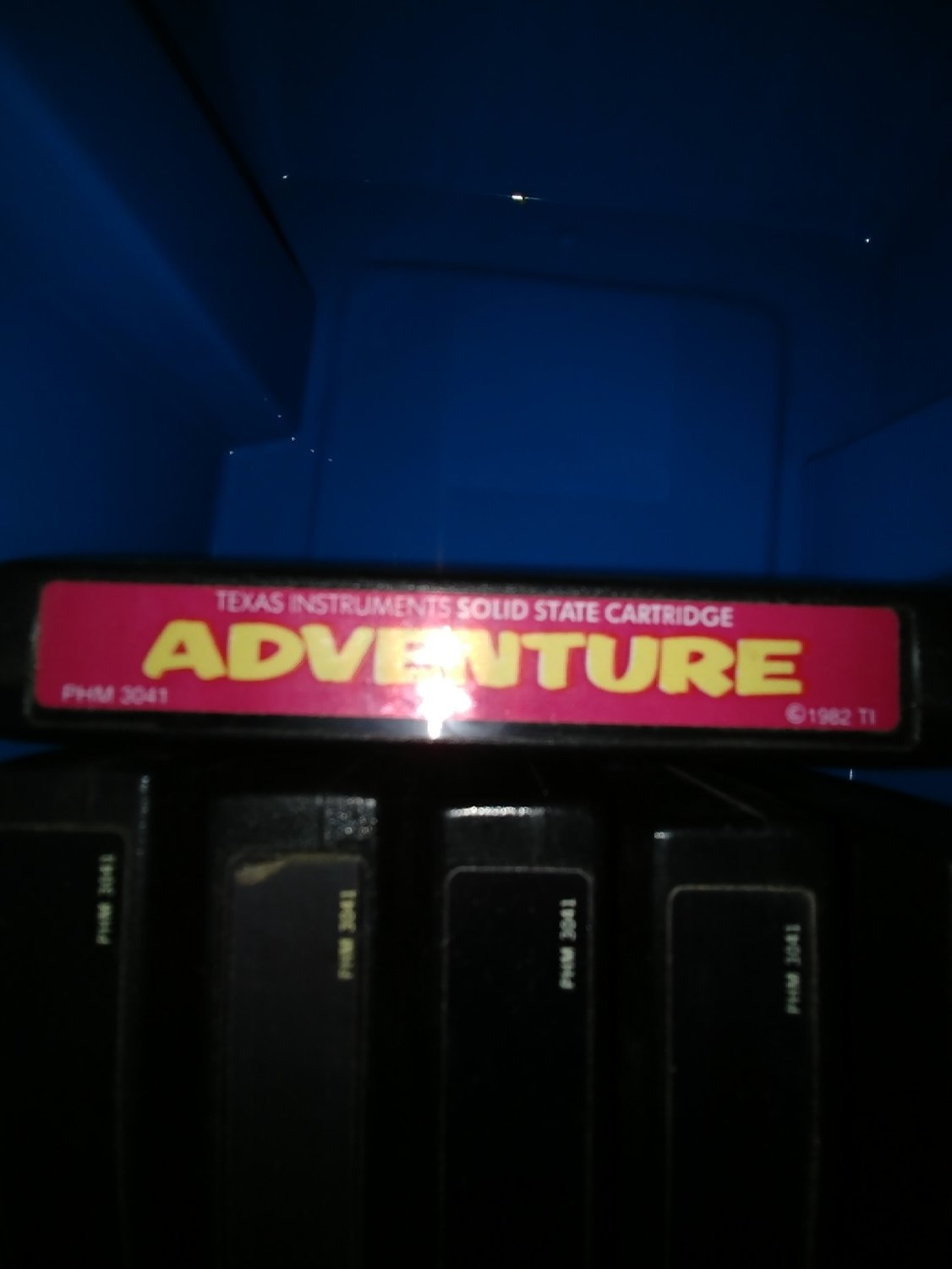 Adventure black cart red label