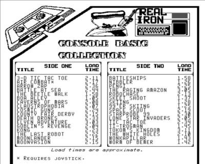 Real Iron - CONSOLE BASIC COLLECTION cassette