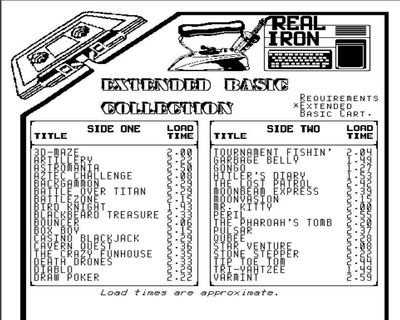 Real Iron - EXTENDED BASIC COLLECTION  cassette