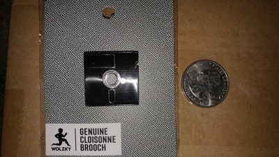 Floppy disk Lapel Pin