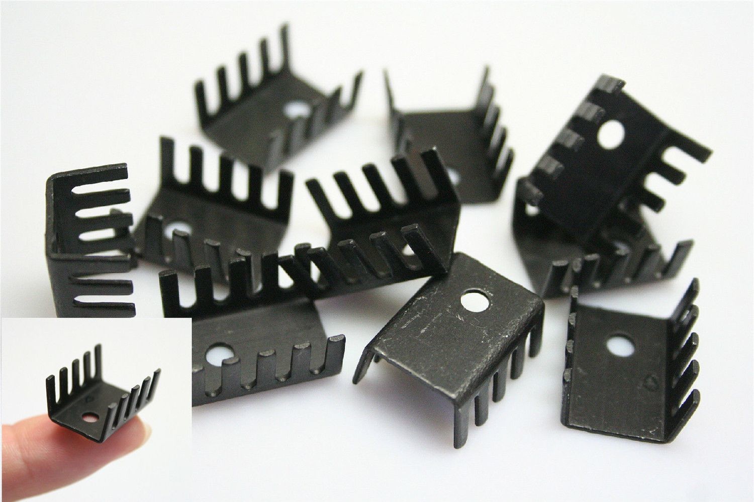 19*15*10mm Aluminum Heatsink pack of 2