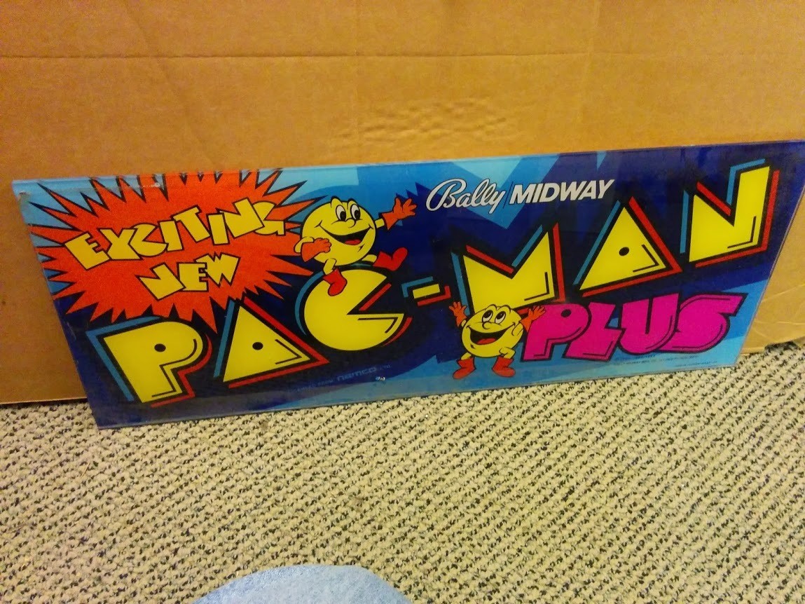 PAC-MAN PLUS marquee
