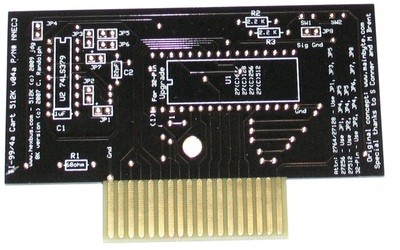 PCB Fetzner 64K/128K ROM cartridge board (bare)