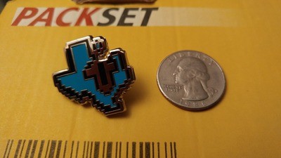 TI Logo Lapel Pin