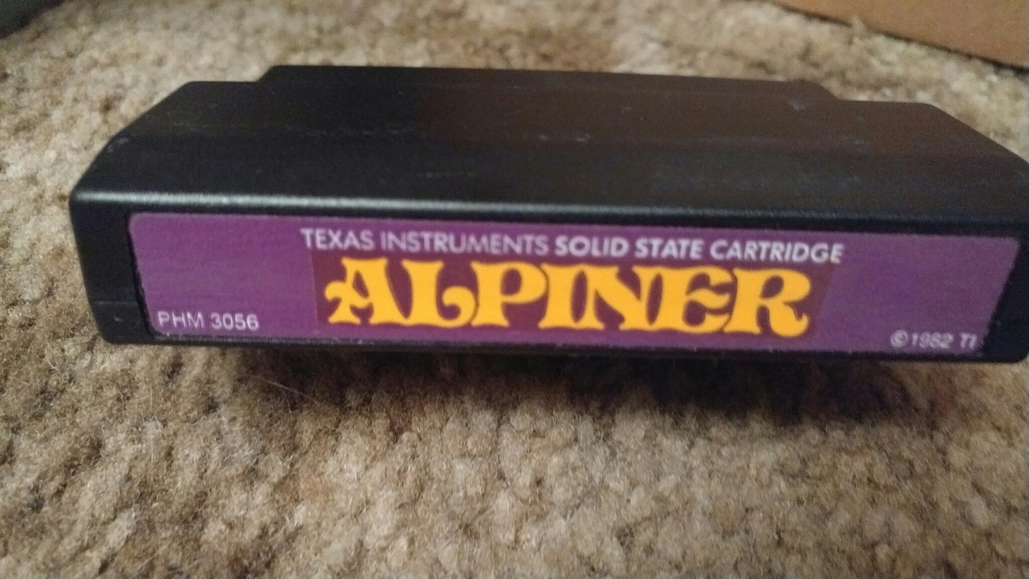 Alpiner black cart purple label